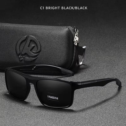 Rectangular Ultra Light TR90 Sunglasses Men Polarized TAC 1.1Mm Thickness Lens Driving Sun Glasses Women Sports Cat.3