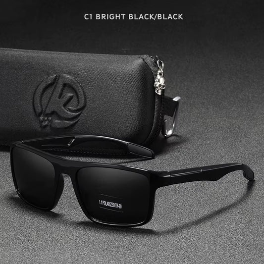 Rectangular Ultra Light TR90 Sunglasses Men Polarized TAC 1.1Mm Thickness Lens Driving Sun Glasses Women Sports Cat.3