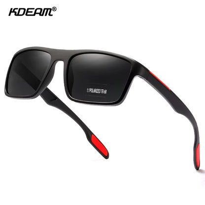 Rectangular Ultra Light TR90 Sunglasses Men Polarized TAC 1.1Mm Thickness Lens Driving Sun Glasses Women Sports Cat.3
