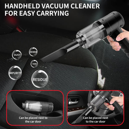 15000PA Compressed Air Dust Collector Handheld Vacuum Cordless High Power, Car Vacuum Cleaner Hairdryer Mini Portable