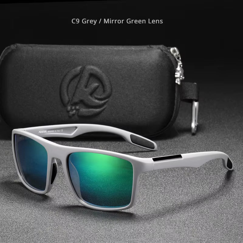 Rectangular Ultra Light TR90 Sunglasses Men Polarized TAC 1.1Mm Thickness Lens Driving Sun Glasses Women Sports Cat.3