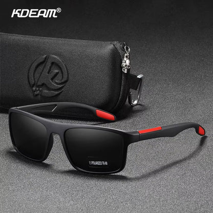 Rectangular Ultra Light TR90 Sunglasses Men Polarized TAC 1.1Mm Thickness Lens Driving Sun Glasses Women Sports Cat.3