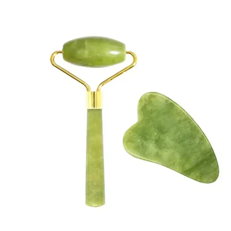 Natural Jade Face Massager Gua Sha Stone Face Guasha Masaje Facial Board Acupoint Eye Care SPA Massager Tool Massage Visage