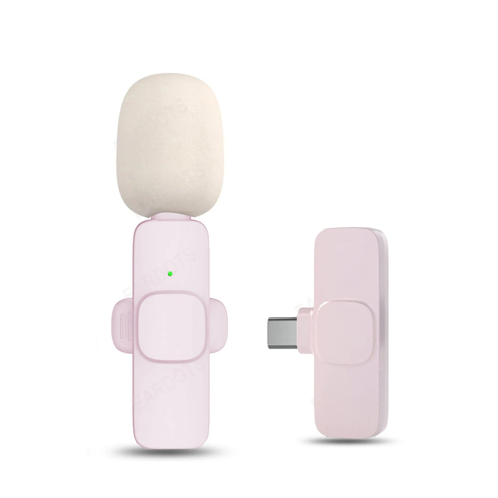 K60 New Wireless Lavalier Microphone Portable Audio Video Recording Mini Mic for Iphone Android Live Broadcast Gaming Phone Mic