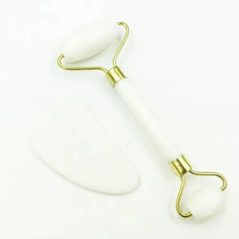 Natural Jade Face Massager Gua Sha Stone Face Guasha Masaje Facial Board Acupoint Eye Care SPA Massager Tool Massage Visage