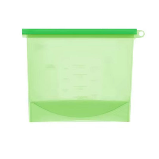 Silicone Bags Reusable Silicone Food Bag Airtight Seal Food Preservation Bag Food Grade for Vegetable, Liquid, Snack, Meat