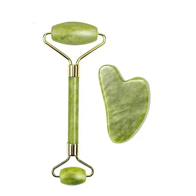 Natural Jade Face Massager Gua Sha Stone Face Guasha Masaje Facial Board Acupoint Eye Care SPA Massager Tool Massage Visage